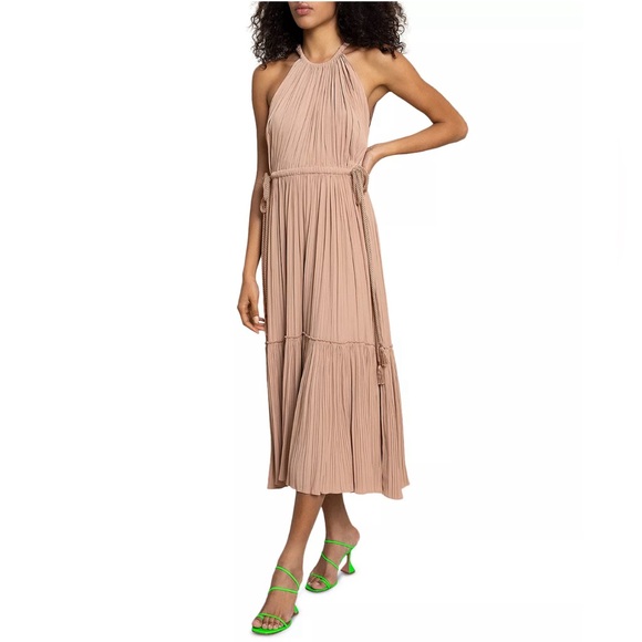 A.L.C. Ella Pleated Midi Dress, REVOLVE Size 2 New w/Tag Retail $695 - Picture 7 of 15